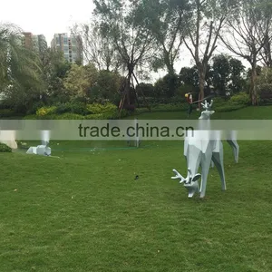 FRP Reindeer Landscape Sculpture thumbnail-6
