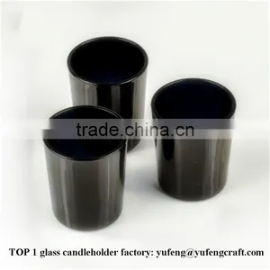 Candle Gift Black Glass Candle Jar thumbnail-3
