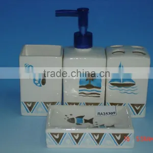 4pcs Ceramic Bathroom Sets thumbnail-1