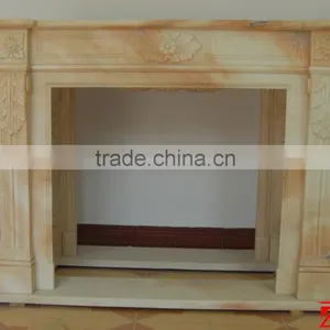 Stone Cheap Fireplace Mantel thumbnail-1