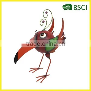 YS15416 Colorful Metal Bird Craft Handicraft for Garden Decoration thumbnail-1