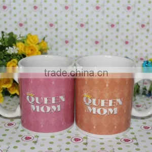 2014 Year Hot Sale 11oz Straight Body Ceramic New Bone China Round Decal Coffee Mug thumbnail-2