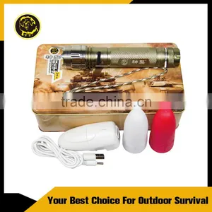 New Concept Heavy-duty Tactical Flashlight Made of Aircraft Aluminum With Multifunction thumbnail-3