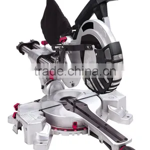 Twin Laser 210mm 8" 1300W Double Bevel Slide Miter Saw Double Mitre Saw thumbnail-1