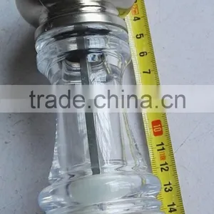 SE-137S-2 Acrylic Pepper Mill With Stainless Steel Head thumbnail-1
