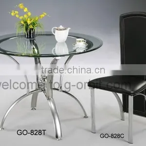 Modern Coffee Table,stainless Steel Round Massage Table,glass Dining Table thumbnail-6
