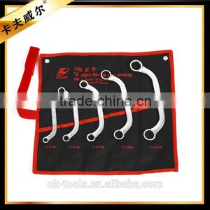 OK-Tools Wholesale Supplier U-Type Double End Offerset Ring Sppanner Set thumbnail-1