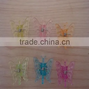 Garden Butterfly Shape Plant Support Colored Plastic Stick Clip.Garden Ornaments thumbnail-1