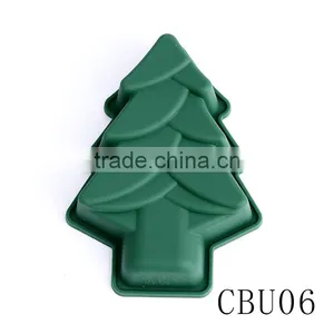 CBU06 Christmas Tree Style Silicone Cake Mould thumbnail-5