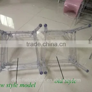 New Design Model Transparent Swivel Crystal Chiavari Chair Made by Resin thumbnail-2