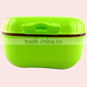 Square Shape Two Layers Plastic Lunch Boxf or Kids thumbnail-5