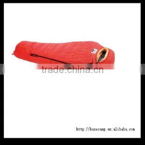 Warm Red Color Down Mummy Sleeping Bag thumbnail-1