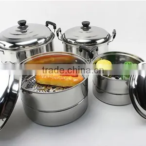 10PCS High Bosy Stainless Steel Stockpot/Cookware Stock Pot thumbnail-3
