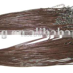 18" Cotton Waxed Necklace Cords HYL06910 thumbnail-1