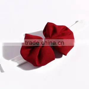 Fabric Handmade Bow Hair Band for Kid's Hair Accessories thumbnail-4