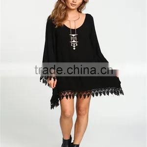 Floal Print Designs Womens Summer Swimsuit Kaftan Sexy Crochet Bikini Swimwear Cover Up Sexy Short Beach Dress thumbnail-5