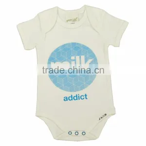 High Quality 100% Organic Cotton Baby Bodysuits and Comfortable Baby Rompers With Short Sleeves Different Color Baby Bodysuits thumbnail-2