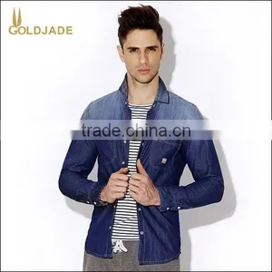2014 New Denim Jacket Fashion Men thumbnail-1