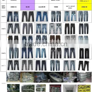 GZY Factory Price Stock Lot Jeans Men Mixed Styles thumbnail-1