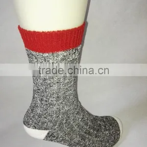 Men Thermal Thin Socks With Melanged Yarn Double Cylinder thumbnail-6