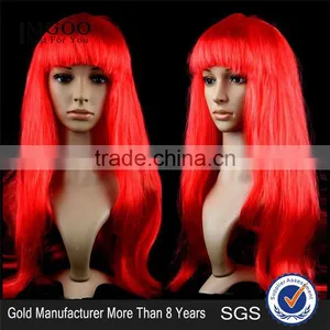 Cheap Women Cosplay Multi-color Long Straight Synthetic Wig Halloween Party Wig thumbnail-1
