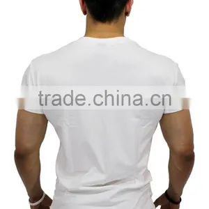 Workout t Shirt for Man,Gym Fitness 95% Cotton 5% Elastane T Shirt thumbnail-2