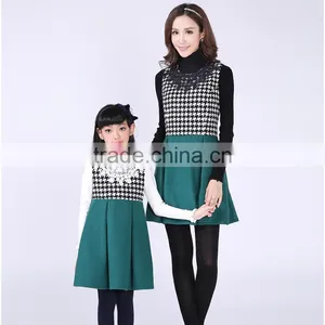 Autumn Winter Women Dresses Latest Fashion Dresses for Mother and Daughter thumbnail-1