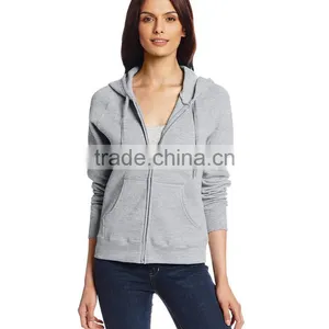 Custom Design Zipper Sweater Shirt Wholesale Blank Women Zip Sports Hoodie thumbnail-6