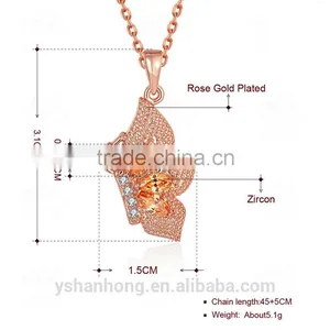 Fashion Zircon Necklace Pendant thumbnail-3