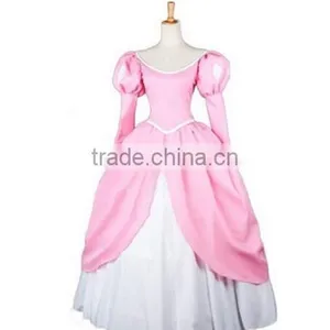 Walson Clothes Apparel New Adult Princess Mermaid Princess Ariel Pink Dress Cosplay Made Costume thumbnail-1