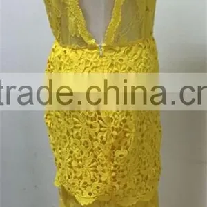 Fast Delivery Elegant Sleeveless Beaded Women Party Wear Long Evening Dress thumbnail-2