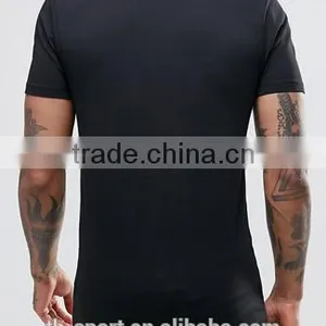 Custom Tall Tee Longline t Shirt Elongated t Shirt thumbnail-5