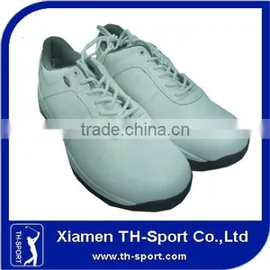 White pu Golf Shoes PVC Sole High Quality thumbnail-1