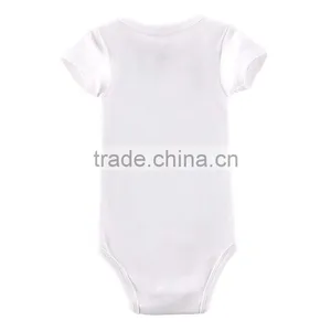Wholesale Customized Logo Baby Plain Rompers Blanks Baby Onesie Custom Printing thumbnail-6