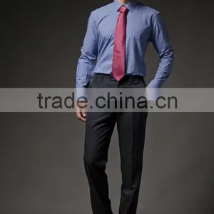 2015 New Fashion Men's Business Shirt 100% Cotton,Ex-factory Price thumbnail-1