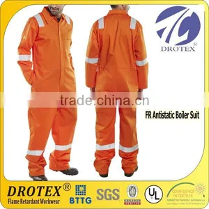 Fire Retardant Anti-static Boiler Suit/ 260gsm Protective Clothing Suit thumbnail-1