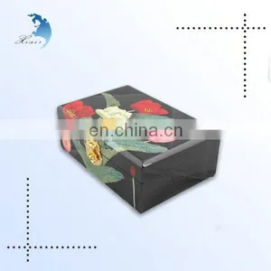 Beautiful Flower Pattern Decorative Wooden Gift Boxes For Jewelry thumbnail-1