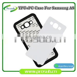 2d Sublimation Heat Transfer PC +TPU Silicon Blank Cell Phone Case for Prosub-Samsung A8 thumbnail-2