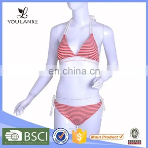 Wholesale Lovely Padded Flower Sexy Nude Black Models Micro Plus Bikini Swimwear thumbnail-1
