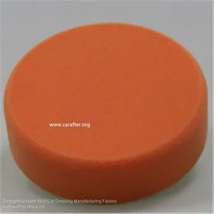 Cutting & Shine Sponge Foam Buffing Pads 6inch Orange Color thumbnail-1