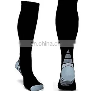New Long Copper Compression Socks For Running, Athletic Sports, Crossfit, Travel thumbnail-3