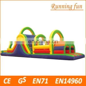 Hot Selling Long Wipeout Inflatable Obstacle Course, Adult Inflatable Obstacle Course thumbnail-4