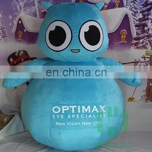 2017 Happy Island New Style Inflatable Bule Cat Mascot Costume Adult Mascot Cat Costume Funny Mascot Costumes thumbnail-1