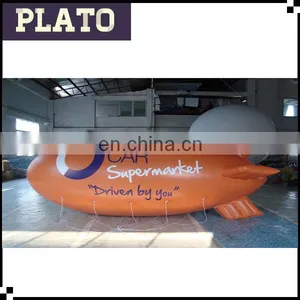 Inflatable Airship,big Orange Inflatable Blimp,inflatable Helium Airship for Promotion thumbnail-1