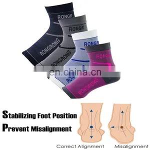 Seamless Nylon Compression Arch Support Foot Sleeve thumbnail-2