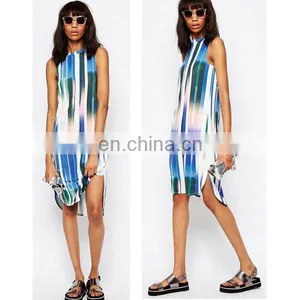 Women Clothing Manufacturer Printed Wholesale Long Sleeve Maxi Dress thumbnail-1