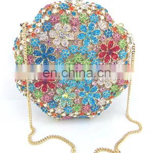 Crystal Diamante Evening Bag Clutch Purse Party Clutch Bag thumbnail-2