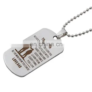 Popular Metal Army Custom Logo Printed Dog Tag for Men thumbnail-6