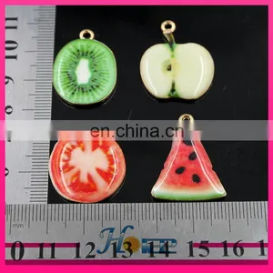 Fashion Fruit Charm Pendant Fruit Shape Enamel Pendant for Decoration thumbnail-1