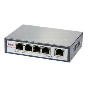 15.4W 5 Port PoE Switch With 4x10/100M PoE Ports +1*FE RJ45 Uplink thumbnail-1